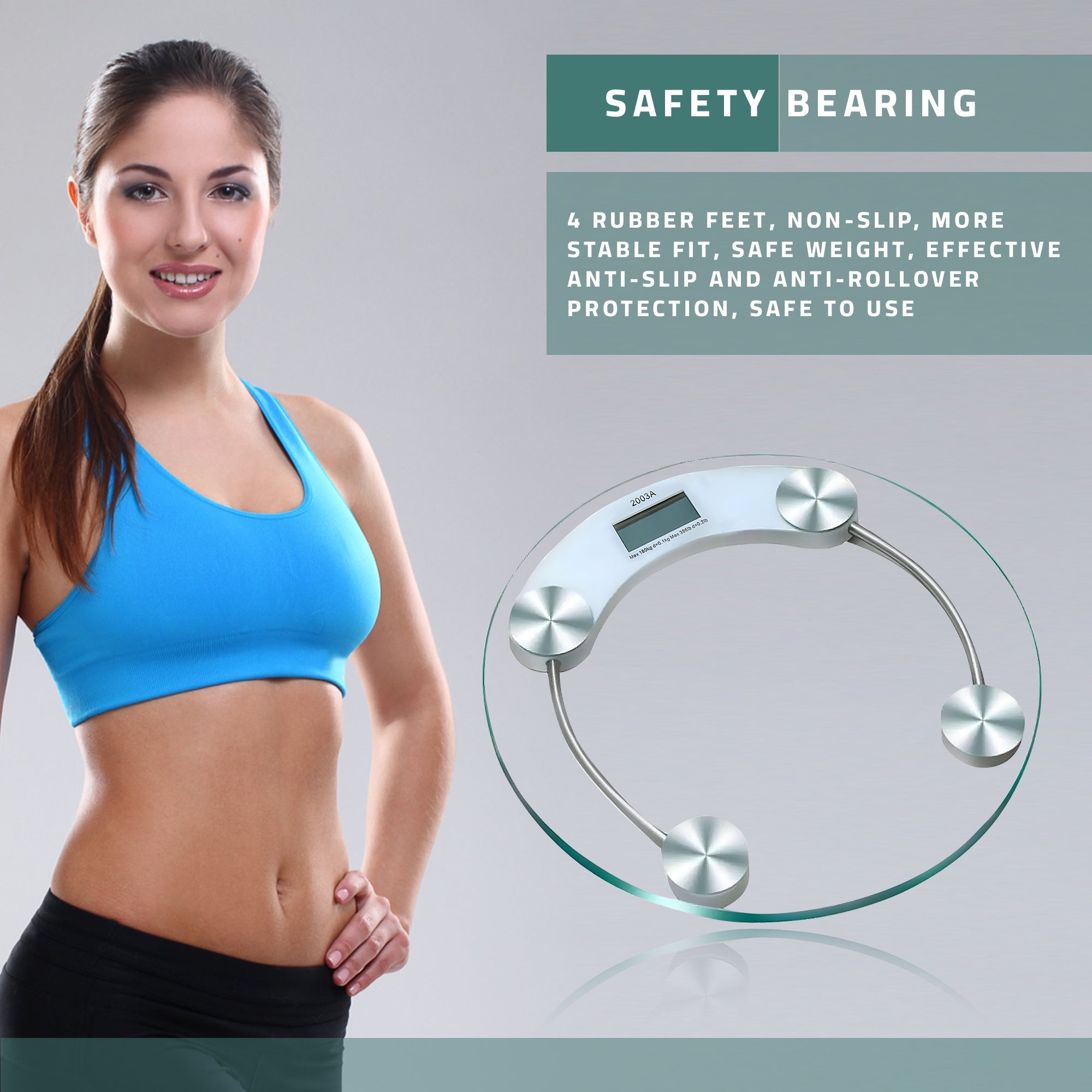 Digital Measurement Technology Display Scale Body Weight ~5388-1