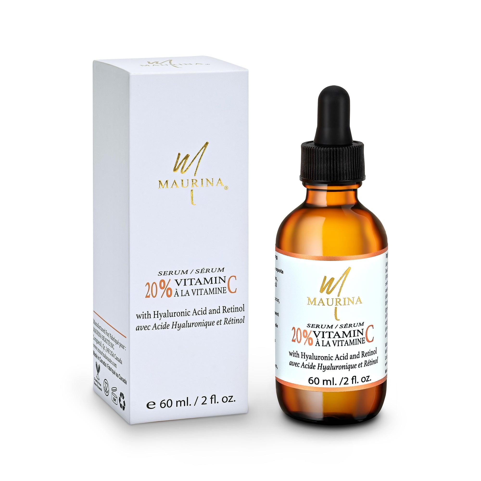 Face Serum -  20% Vitamin C Serum With Hyaluronic Acid And Retinol-0