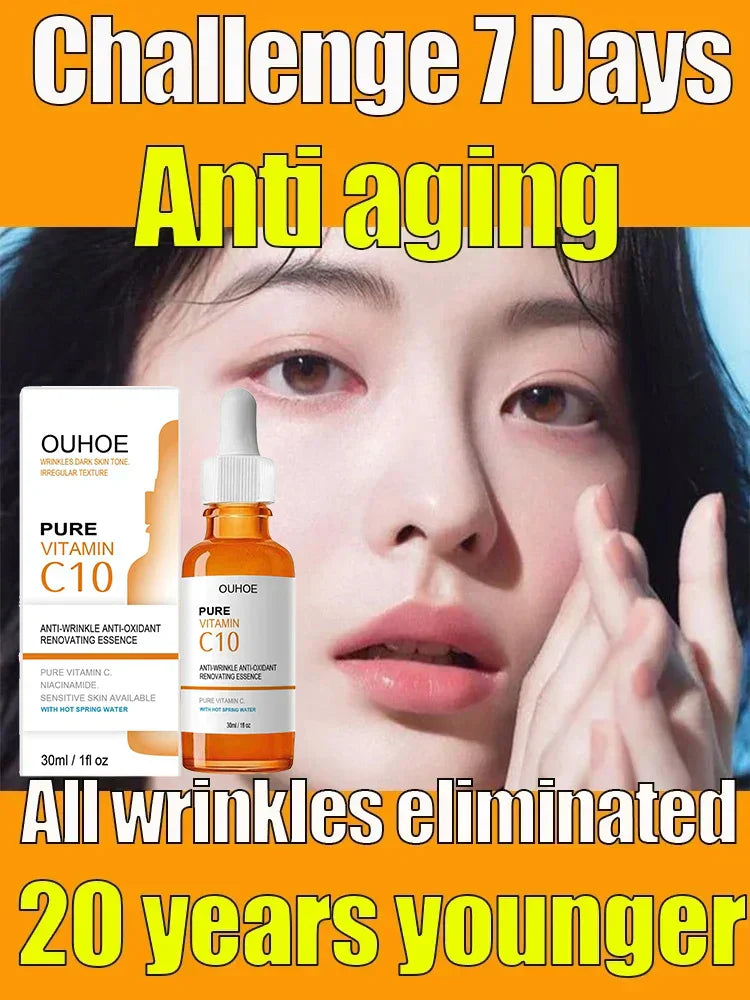 Wrinkle Remover Face Serum - Lifting, Firming, Anti-Aging Essence with Vitamin C-0