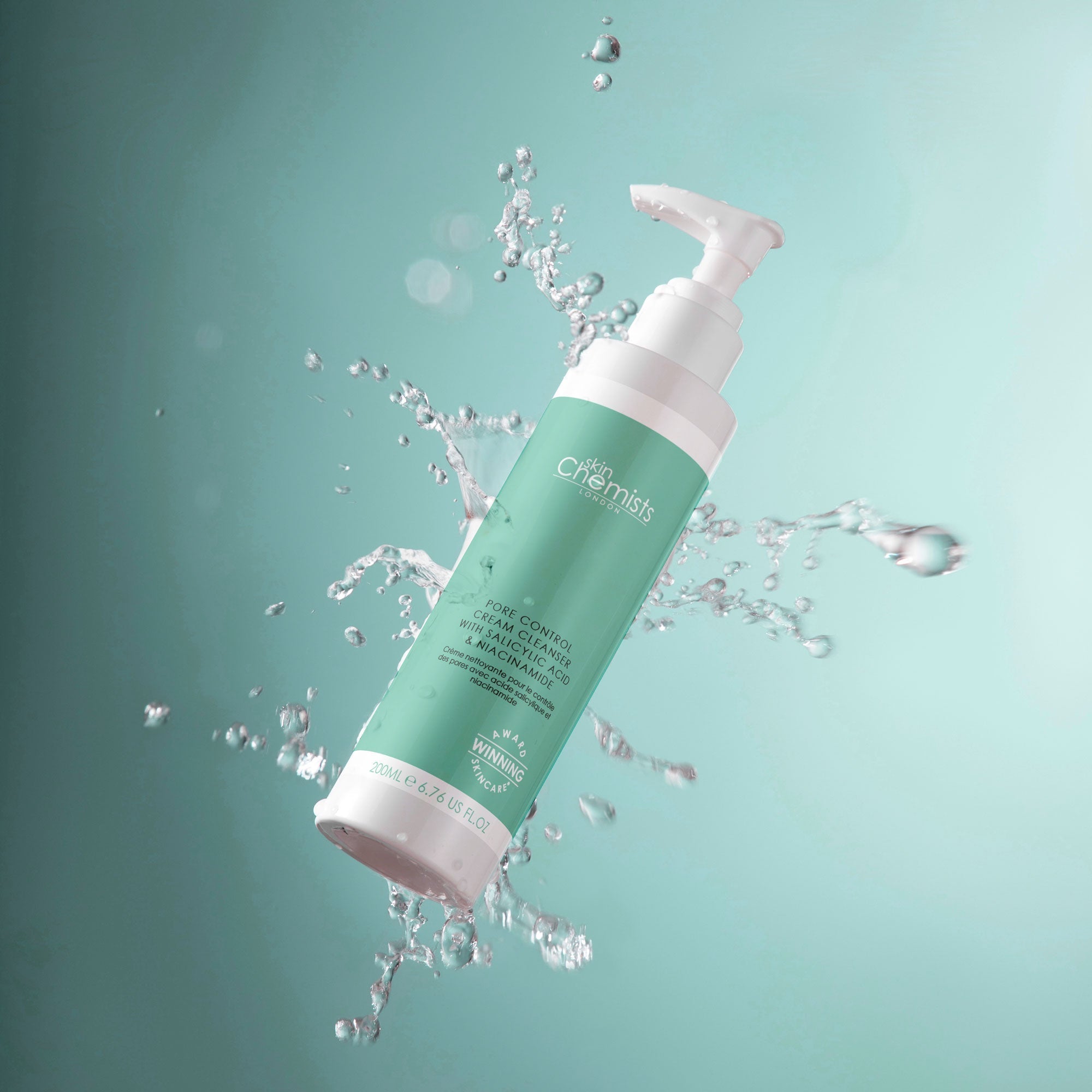 Pore Control Cream Cleanser with Salicylic Acid & Niacinamide 200ml-3